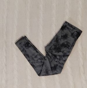 Athleta green tie dye leggings